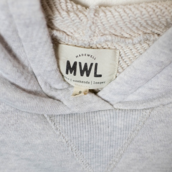 Madewell MWL Airyterry Hoodie Sweatshirt & Shorts Set - Picture 3 of 7